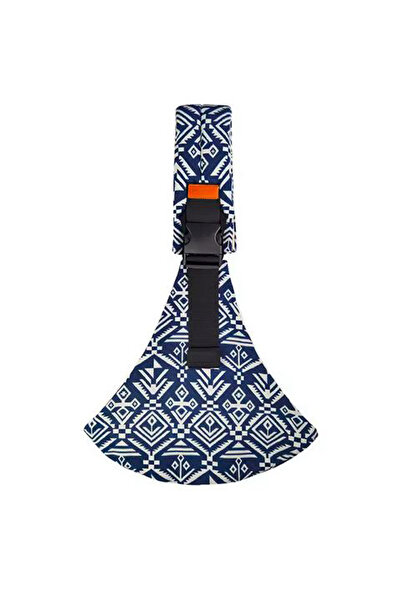 Bison Εργονομικός φορέας μωρού – μπλε εθνοτικό μοτίβο | Αναπνέει, ρυθμιζόμενο...