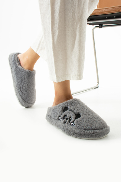 star shoes Women's House Slippers Plush Slippers Dowry and Bundle Slippers No Sound Thick Sole