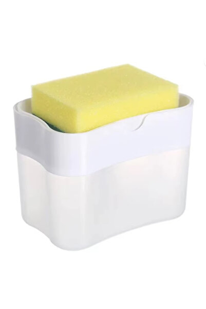 OEM 2 in 1 dispenser, sponge holder and dishwashing detergent dispenser, push...
