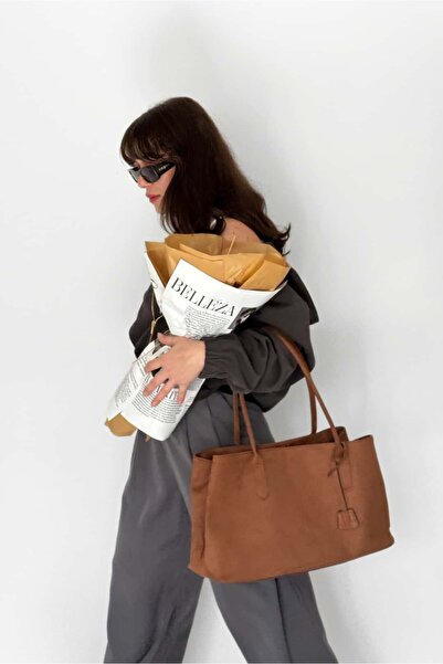 Yuka Atelier Lyon Süet Tote Çanta