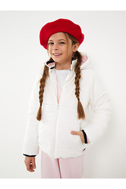 LC Waikiki Hooded Basic Girl's Puffer Jacket