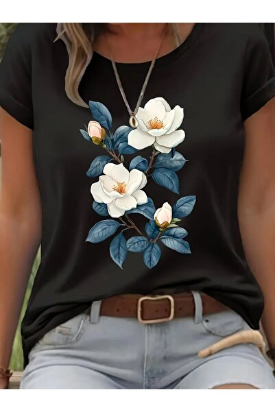 qubo sportswear & company Tricou cu mânecă scurtă, unisex, oversize, din bumbac, cu decolteu rotund