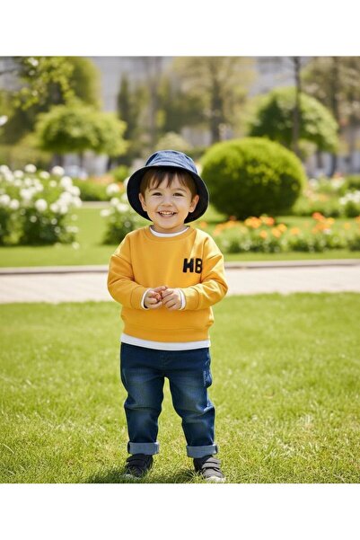 P&H BABYWEAR طقم سترة مطرزة بقبعة مزدوجة الجوانب مكون من 3 قطع للأطفال الرضع/...