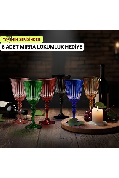 AKDEN STORE Crystal Handcrafted Goblet, Water Goblet,