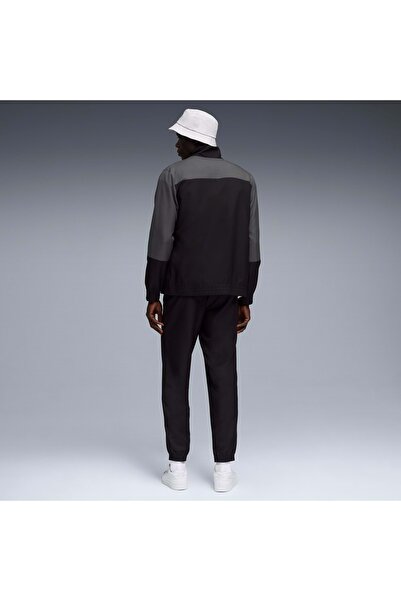 Puma Woven Colorblock Tracksuit 688173 Erkek Günlük Eşofman Takımı SİYAH