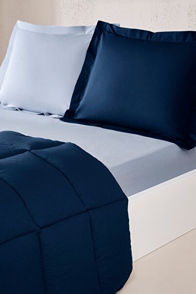 Özdilek Colourist Ranforce Double Bed Set Pacific Ocean