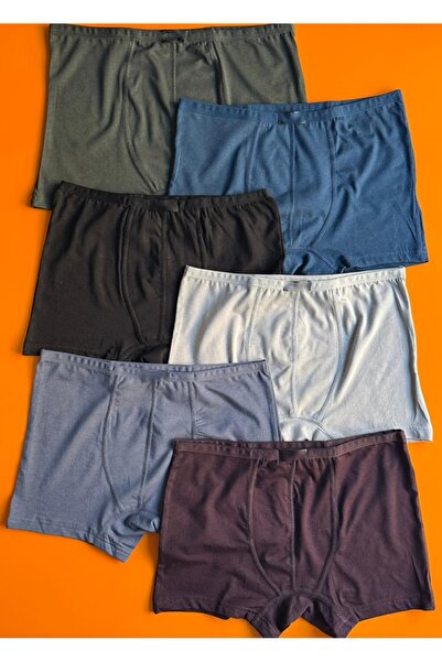 Elosia Arviden |   6-Piece Modal Fabric, Thin Ribbed Lycra Men's Boxers