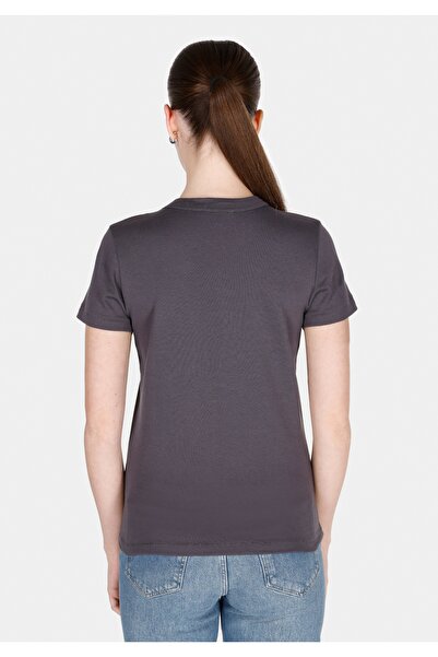 Colin's Γυναικείο μπλουζάκι ανθρακί με μανίκια