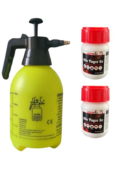 alfa tagro sc Pire Akrep Tahtakurusu Sinek İlacı 50ML 2 adet/2 Litre ilaçlama pompası