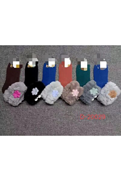 WarD Girls' Winter Multicolor Hair Socks/Stockings 6 Pairs