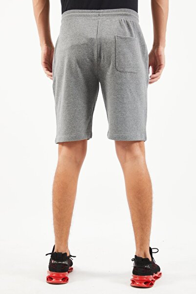 Cavalli Class Men Brand Logo Basic Shorts, Grey