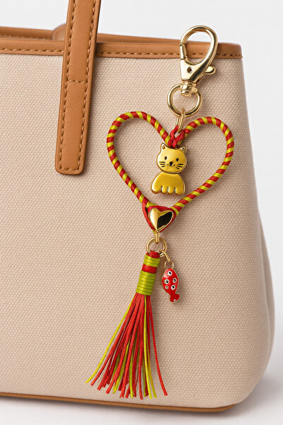 She Sells تعليقة يدوية الصنع لمحبي القطط والكلاب على شكل قلب – زينة ملونة للح...