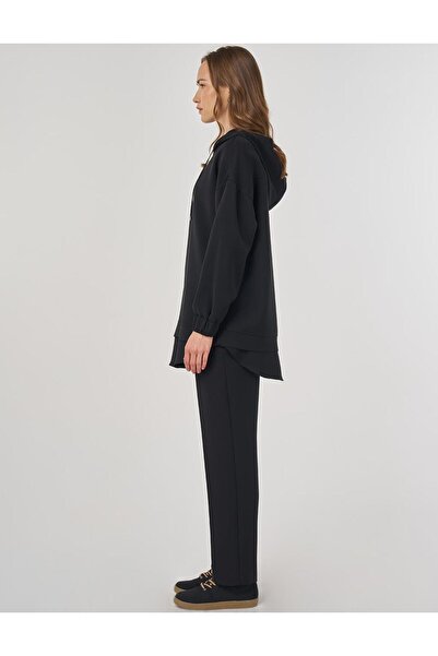 Kayra Off-Shoulder Two-Piece Suit Black