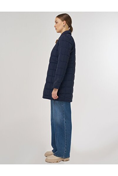 Kayra Punto Dikişli Kısa Anorak Mont Lacivert