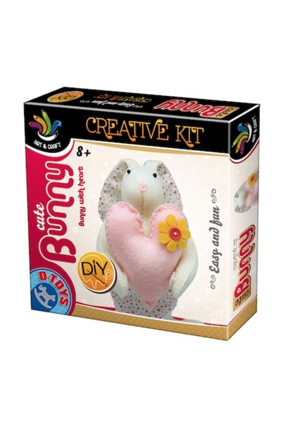 D-Toys Δημιουργικό παιχνίδι - Σετ χειροτεχνίας με λαγουδάκι και καρδιά