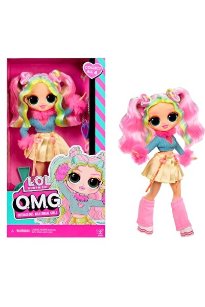 MGA Entertainment L.O.L. Surpriză! O.M.G. Fete Millennial Scandaloase - Bubblegum DJ, 24 cm