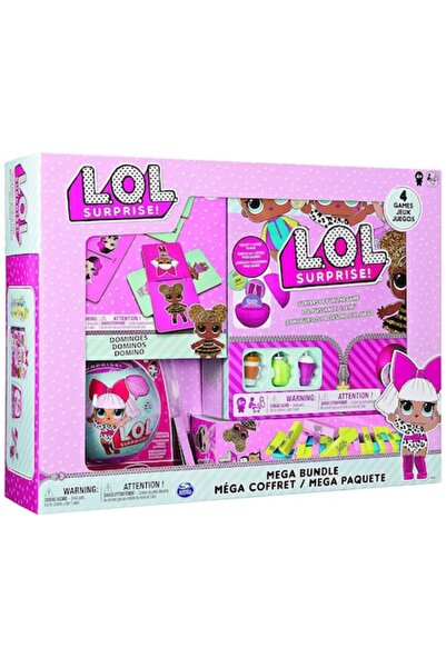 Spinmaster Set de joc L.O.L. Surprise! Mega Bundle, 4 jocuri incluse