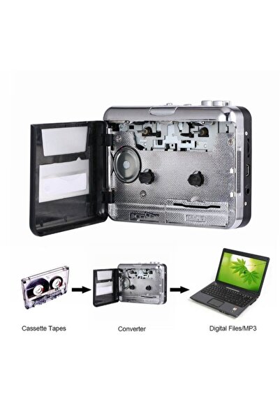 fun zone Generic Cassette Tape Convert To MP3 Player PC00500 Multicolor