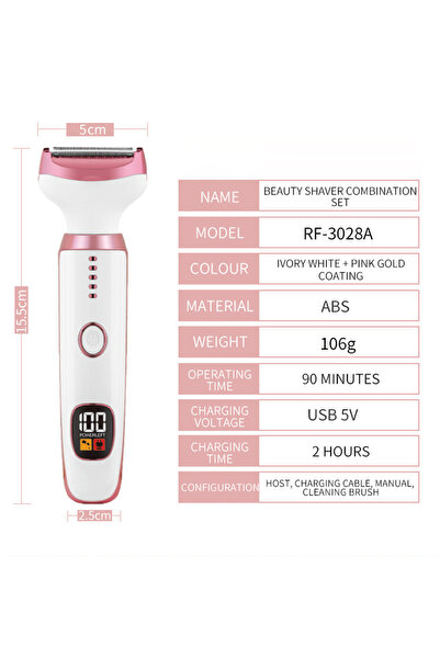 Generic Electric Shaver for Women, 5 in 1 Professional Lady Shaver