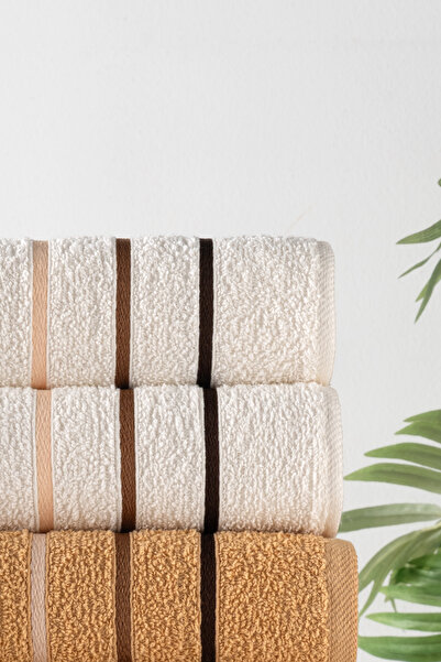 DNZGÜLCAN Набір рушників Mira з 100% бавовни, 6 штук | Рушники для тіла та ванної кімнати | 50x90 см