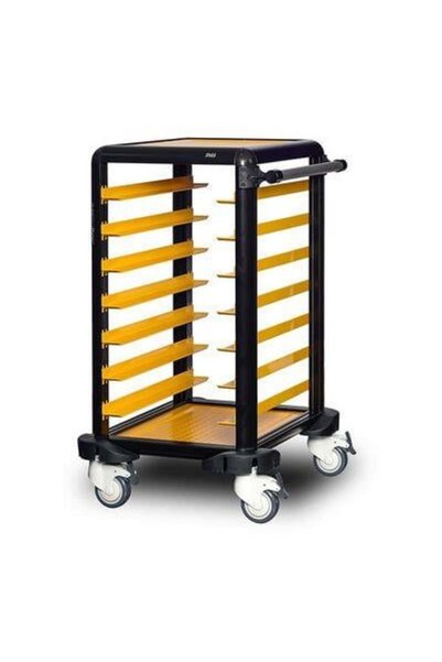 Gastrolley 75 Tekli Servis Tepsi Arabası, EtRafı Açık, 57x71x99 cm