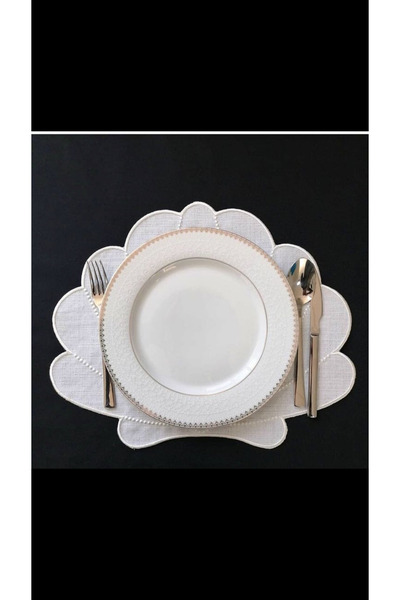 EVHOME 6 Adet Amerikan Servis KETEN LEKE TUTMAZ KUMAŞ