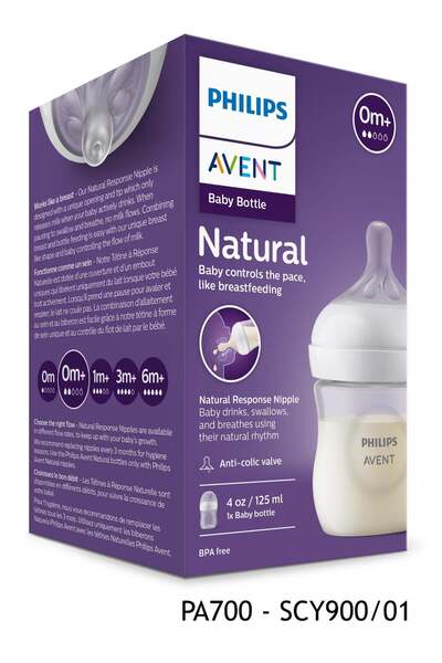 Philips Avent Natural 3.0 Feeding Bottle 125Ml X1