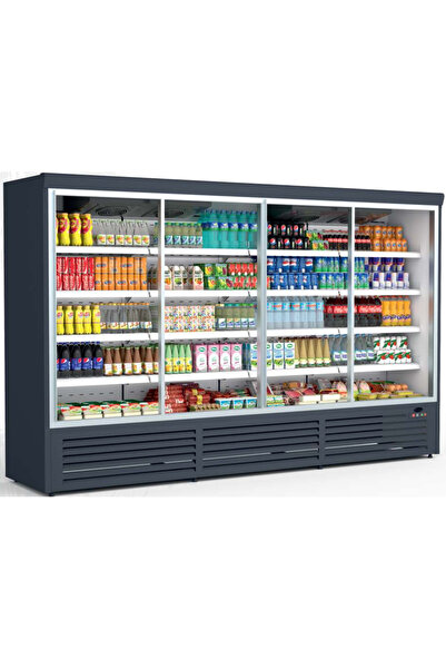 Dampak İçten Motorlu Sütlük Dolabı Dört Kapılı 250 x 69,5 x 204 (cm)