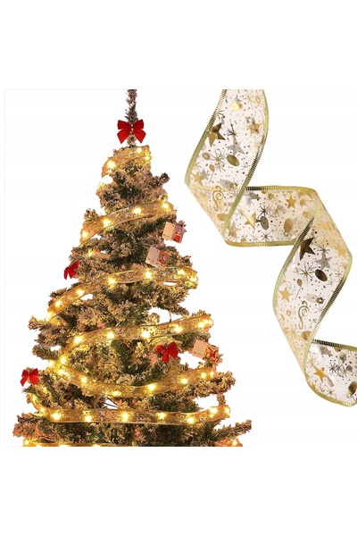 Other BANDĂ LED DECORATIVĂ PENTRU BRAD DE CRĂCIUN 5m 50LED