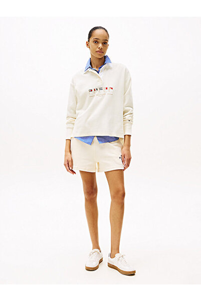 Tommy Hilfiger Women's Sail Flags Relaxed Polo T-Shirt