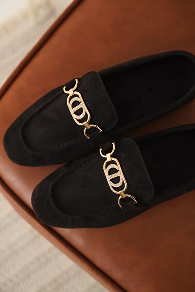 modaserdem Modasrdm Women's Black Casual Shoes