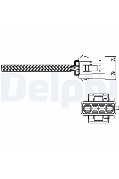 DELPHİ ES1079512B1 Oksijen Sensoru 161848 1628CW 1628HR