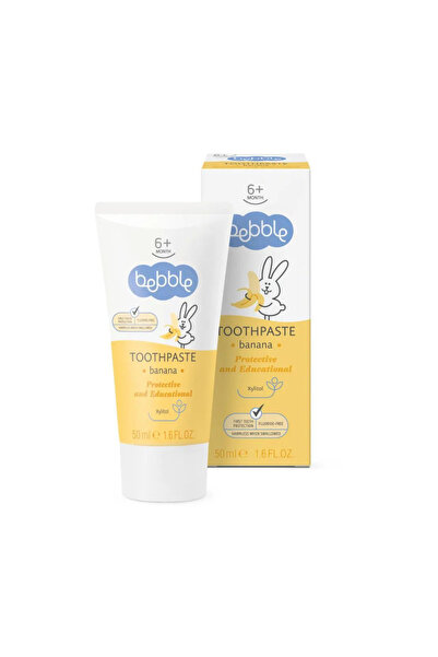 BEBBLE Pasta de dinti cu aroma de banane 6 luni+, Bebble, 50ml