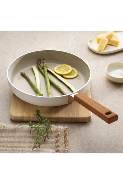 Schafer مقلاة سيراميك سيراموني 26 سم - كريمي