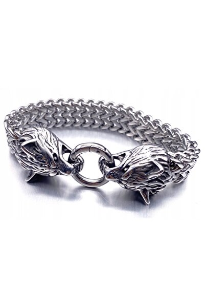 Other BRĂȚARĂ VIKINGĂ Lupi Amuletă Nordică 316L 250