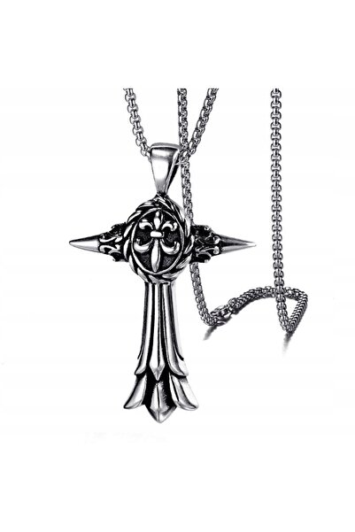 Other COLIER Lanț de Argint CROSS TROOP 317