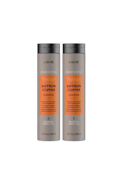 Lakme Copper colored hair pack, Lakme, Saffron Copper, 2 x Shampoo 300ml