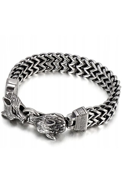 Other BRĂȚARĂ VIKINGĂ Lupi Amuletă Nordică 316L 215