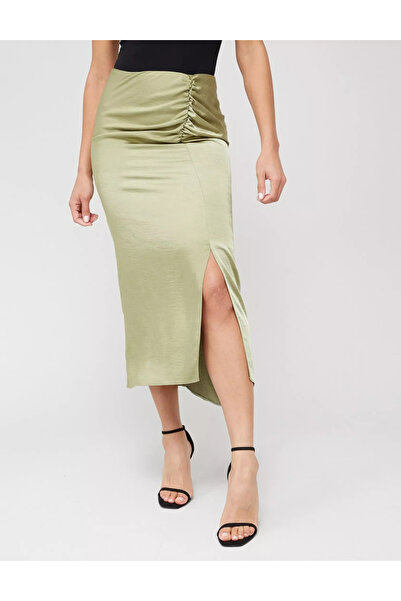 VERY Fustă midi BY VERY, verde