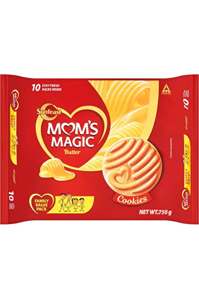 SUNFEAST كوكيز الزبدة السحرية للأمهات من صن فيست، 10 قطع، 750 جم