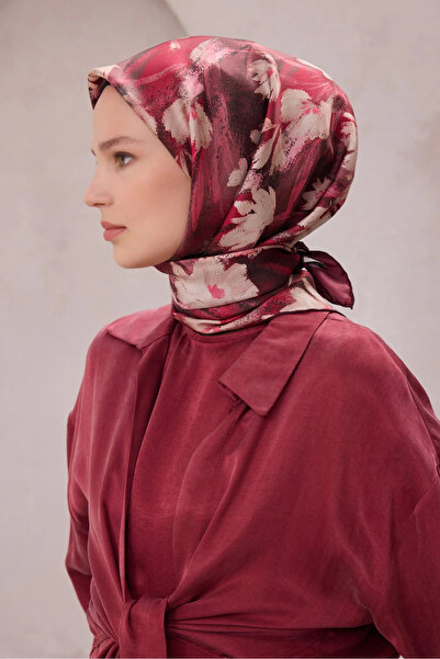 Belli Eșarfă Twill mătase - 4217-86 Roșu Claret