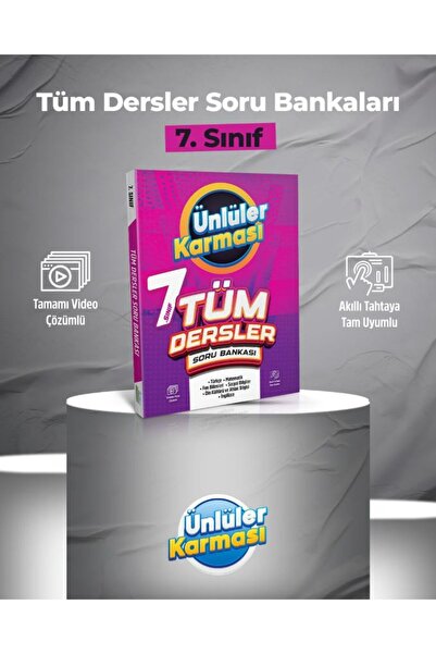Ünlüler Karması 7.SINIF TÜM DERSLER SORU BANKASI