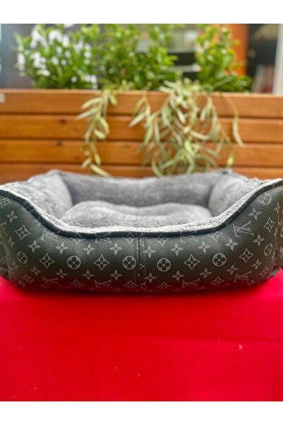 LV SİYAH VİP KEDİ KÖPEK YATAK