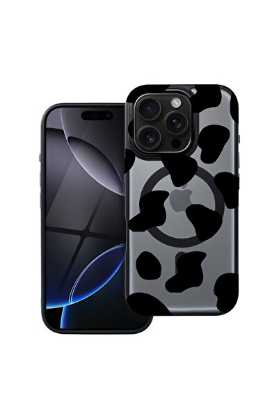 bestcase Carcasă MagSafe Shield pentru Apple iPhone 12 Pro, culoarea vacă nea...