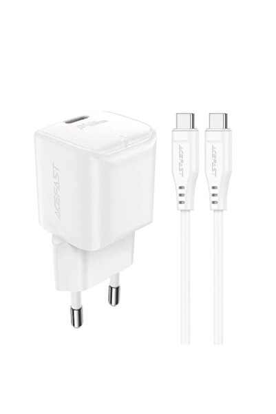 Acefast Încărcător de perete A77 (Z86) 2 în 1, baterie externă, USB-C GaN 30W...