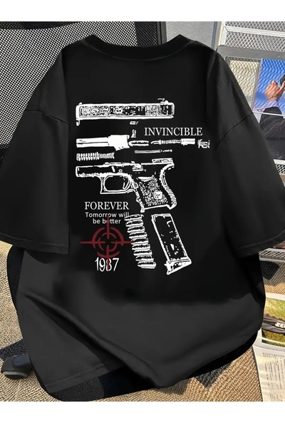 Touz Moda Унисекс тениска с принт в стил стрийтуеър