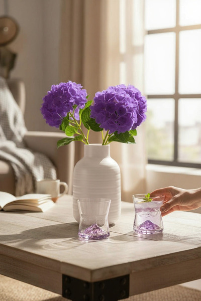 ROY KING DEKORATİF BARDAK MOR