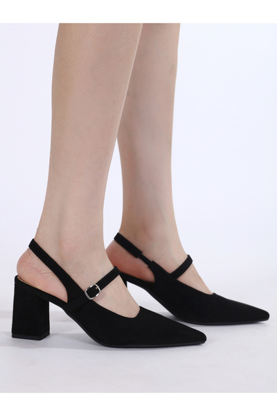 Sneak-a-Peek By Styli Pointed Toe Ankle Strap Shoes