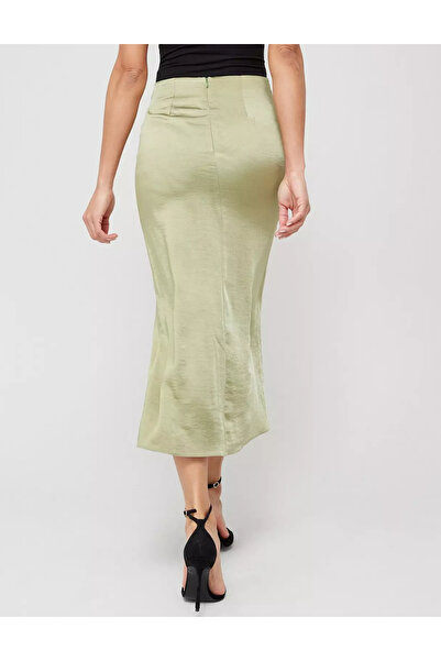 VERY BY VERY midi skirt, green