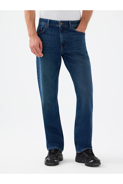 Loft Terrybrown Slim Fit Dark Blue Men's Jean Pants Lf2037013